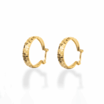 9K Gold Charming Kids' Bali Hoop Earrings Catalogue