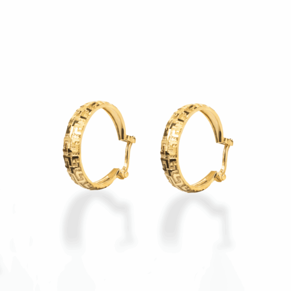 9K Gold Charming Kids' Bali Hoop Earrings Catalogue