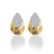 9K Gold Floral Nova Teardrop Earrings Catalogue