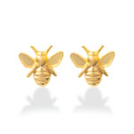 9K Gold Whispers of Honey Bee – Earring Catalogue