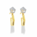 9K Gold Diametra Earring - Matte Finish with Design Catalogue