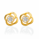 9K Gold Aura Floral Studs Catalogue