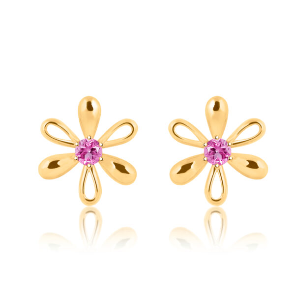 9K Gold Daisy Dots Studs Catalogue